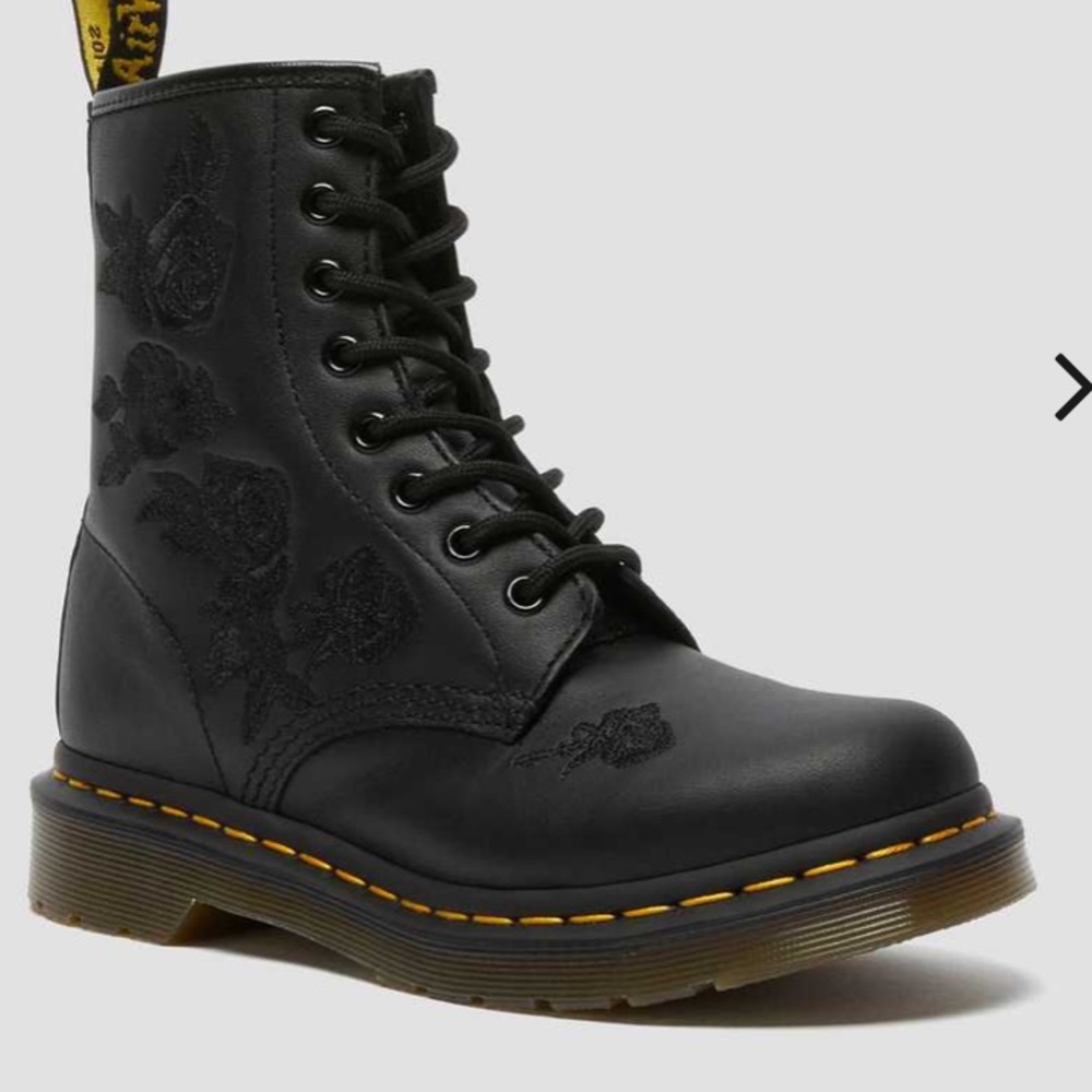 Size 10 1460 Vonda Mono Women's Floral Boots Doc Martens